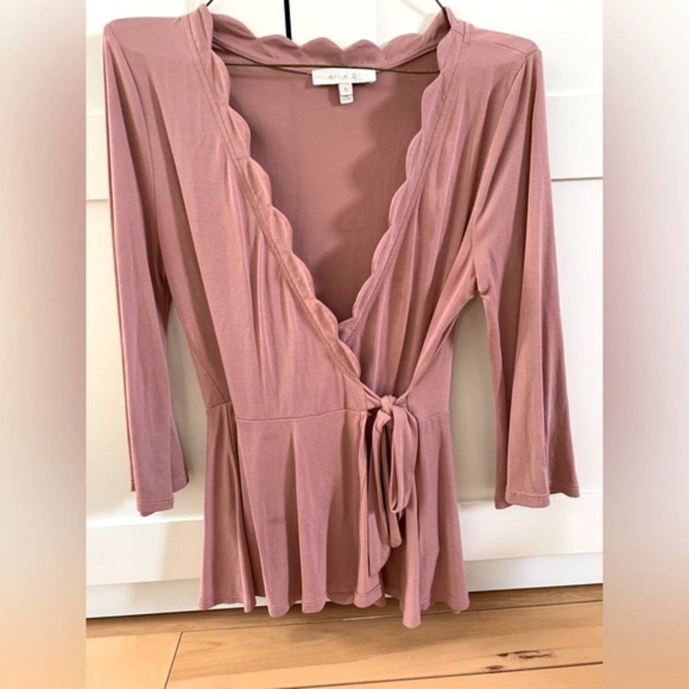 Anthropologie wrap blouse